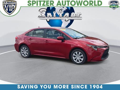 Barcelona Red Metallic 2021 Toyota Corolla LE