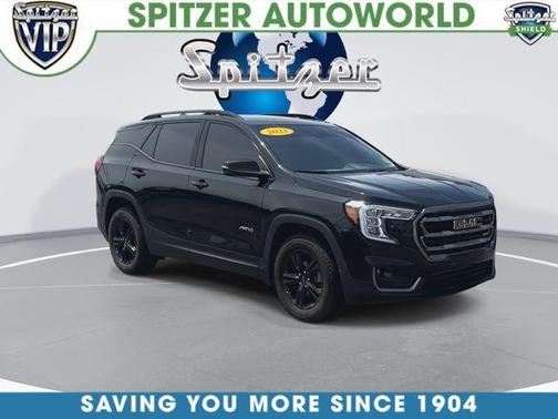 Ebony Twilight Metallic 2023 GMC Terrain AWD AT4