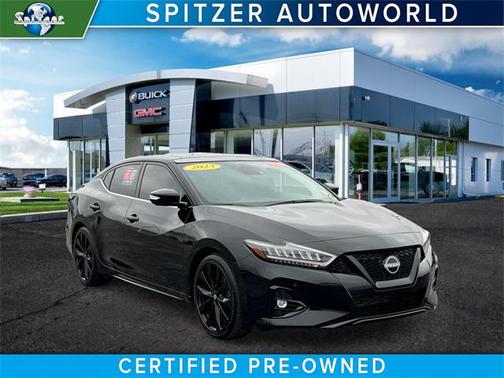 Super Black 2023 Nissan Maxima SR Xtronic CVT