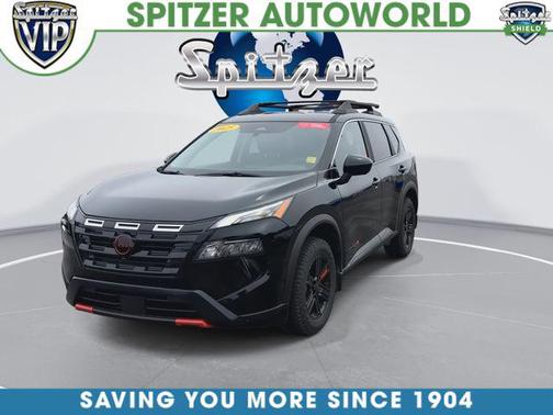 Super Black 2025 Nissan Rogue Rock Creek