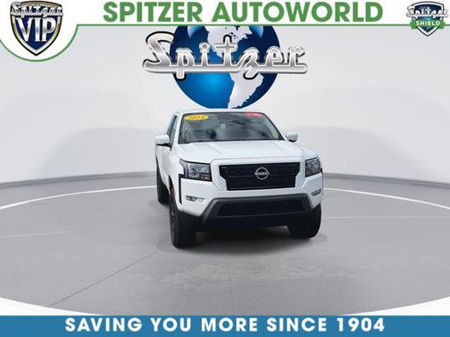 Glacier White 2024 Nissan Frontier SV