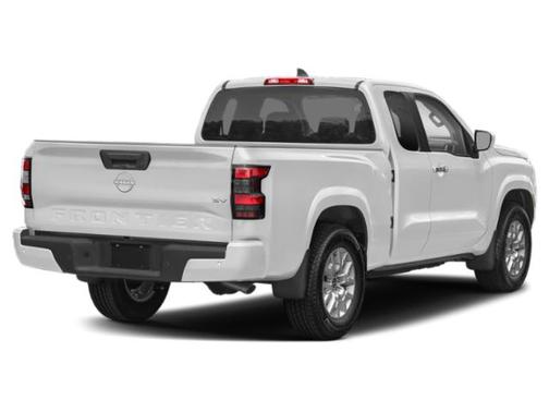 Glacier White 2024 Nissan Frontier SV