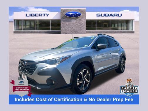 Ice Silver Metallic 2024 Subaru Crosstrek Premium