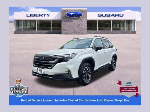 Crystal White Pearl 2026 Subaru Forester Premium