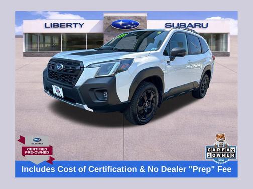 Crystal White Pearl 2023 Subaru Forester Wilderness
