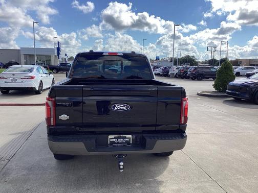 Agate Black Metallic 2025 Ford F-150 King Ranch