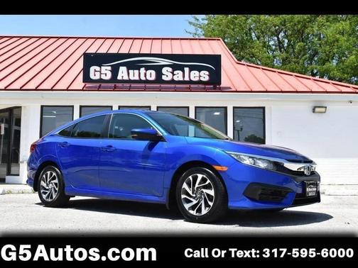 Aegean Blue Metallic 2018 Honda Civic EX