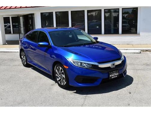 Aegean Blue Metallic 2018 Honda Civic EX