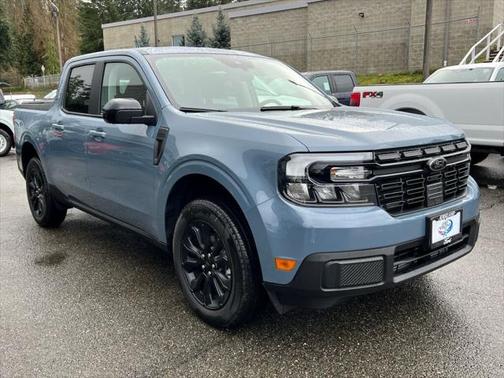 Azure Gray Metallic Tri-Coat 2024 Ford Maverick Lariat