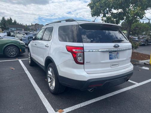 White Platinum Metallic Tri-Coat 2014 Ford Explorer XLT