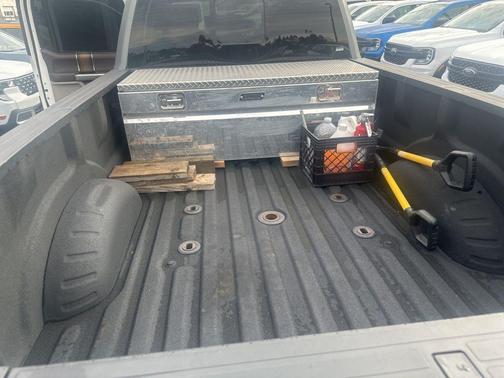 White Platinum Metallic Tri-Coat 2018 Ford F-450 Limited