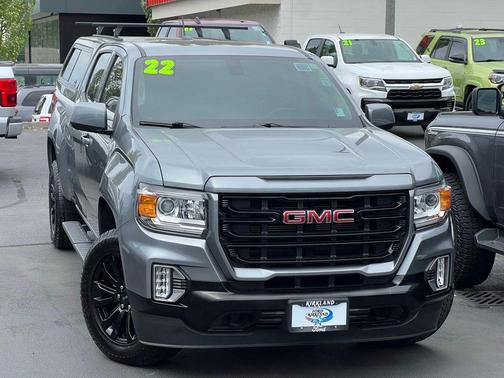 Satin Steel Metallic 2022 GMC Canyon Elevation