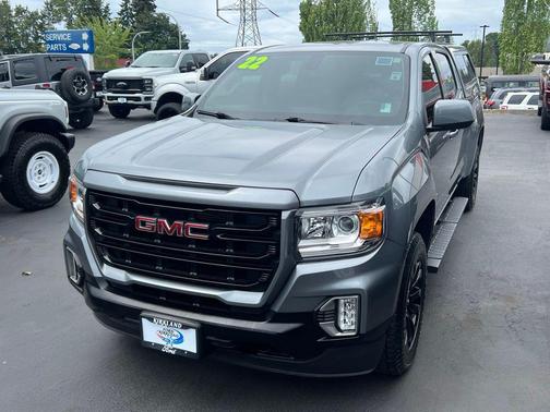 Satin Steel Metallic 2022 GMC Canyon Elevation