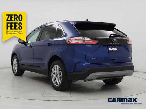 Blue 2022 Ford Edge SEL