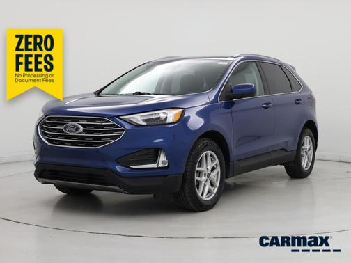 Blue 2022 Ford Edge SEL
