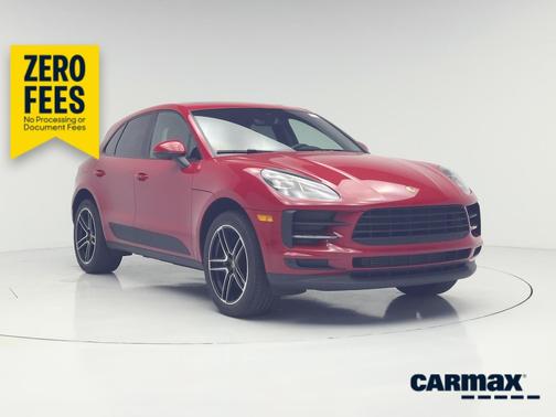 Red 2021 Porsche Macan