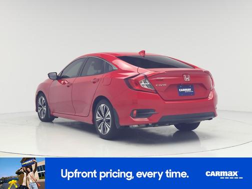 Red 2017 Honda Civic EX-T
