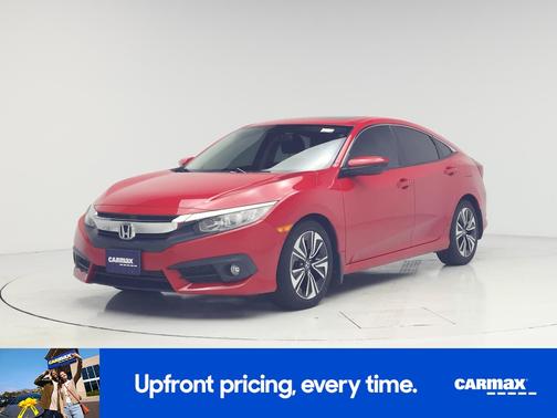 Red 2017 Honda Civic EX-T