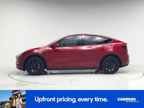 Red 2023 Tesla Model Y Long Range