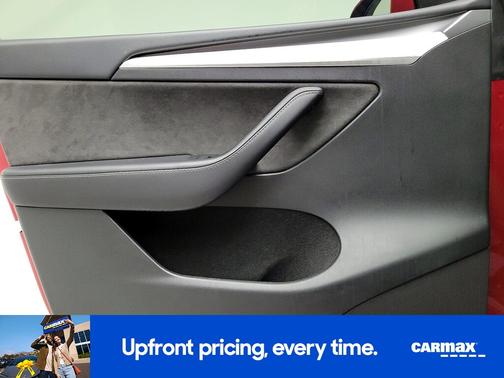 Red 2023 Tesla Model Y Long Range