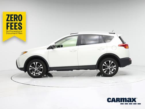 White 2015 Toyota RAV4 Limited