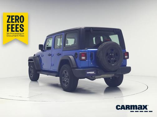 Blue 2022 Jeep Wrangler Unlimited Sport