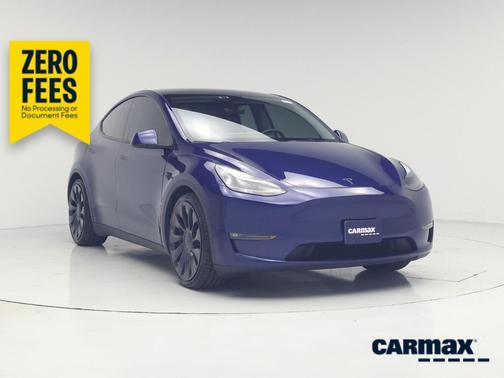 Blue 2023 Tesla Model Y Performance