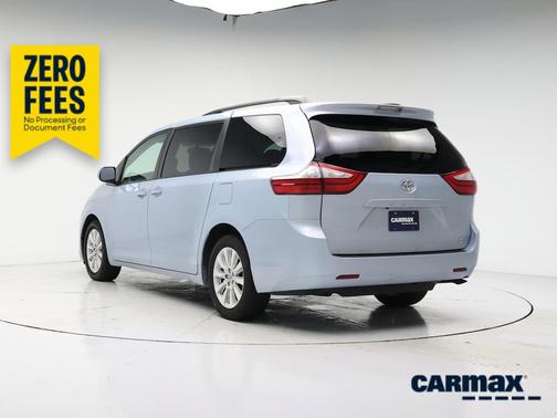 Blue 2015 Toyota Sienna XLE