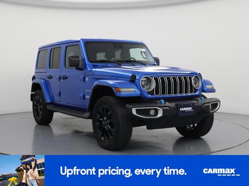 Blue 2024 Jeep Wrangler 4xe Sahara