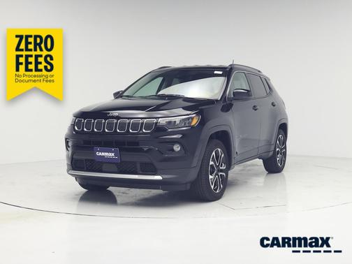 Black 2022 Jeep Compass Limited