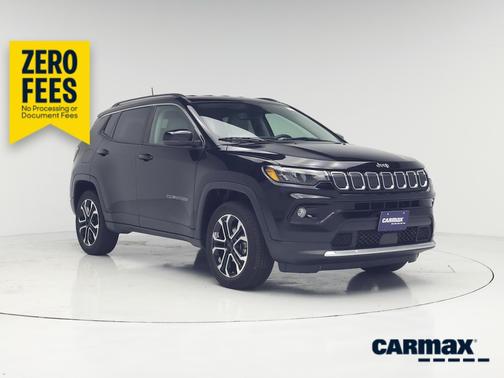 Black 2022 Jeep Compass Limited