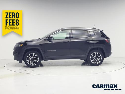 Black 2022 Jeep Compass Limited