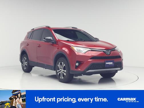 Red 2017 Toyota RAV4 SE