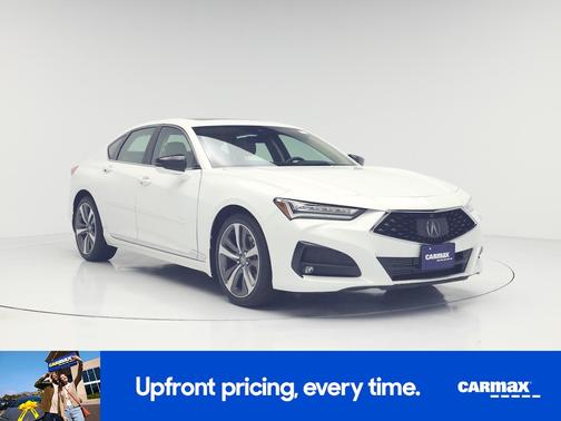 White 2021 Acura TLX SH-AWD Advance