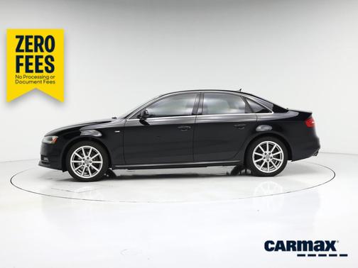 Black 2016 Audi A4 Premium Plus