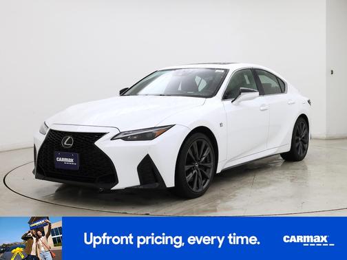 White 2023 Lexus IS 350 F-Sport