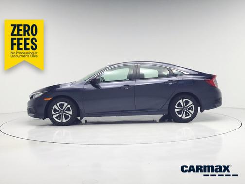Gray 2018 Honda Civic LX