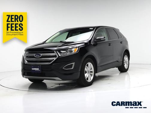 Black 2018 Ford Edge SEL