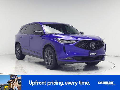 Blue 2022 Acura MDX SH-AWD A-Spec