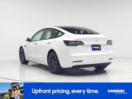 White 2021 Tesla Model 3 Performance