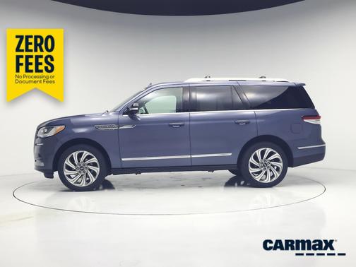 Blue 2023 Lincoln Navigator Reserve