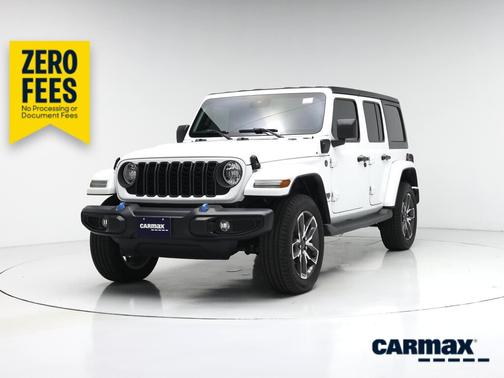 White 2024 Jeep Wrangler 4xe Sport S