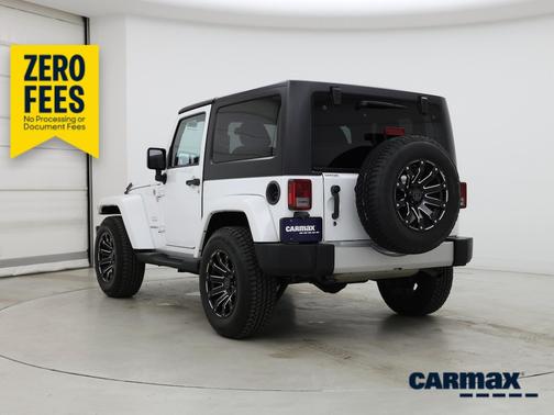 White 2015 Jeep Wrangler Sahara