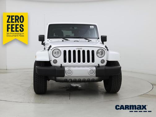 White 2015 Jeep Wrangler Sahara