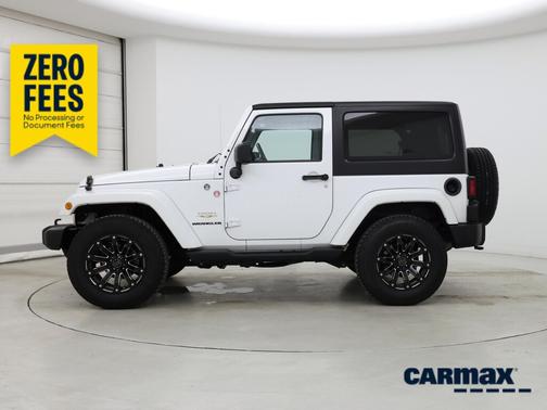 White 2015 Jeep Wrangler Sahara