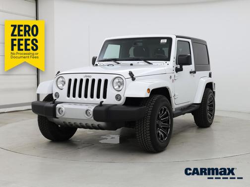 White 2015 Jeep Wrangler Sahara