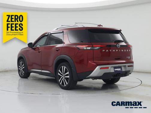 Burgundy 2023 Nissan Pathfinder Platinum