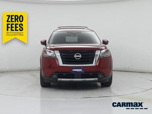 Burgundy 2023 Nissan Pathfinder Platinum
