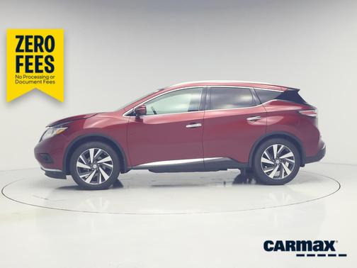 Red 2015 Nissan Murano Platinum