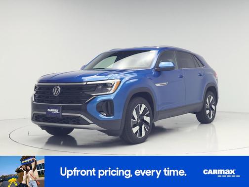 Blue 2024 Volkswagen Atlas Cross Sport SE w/Tech